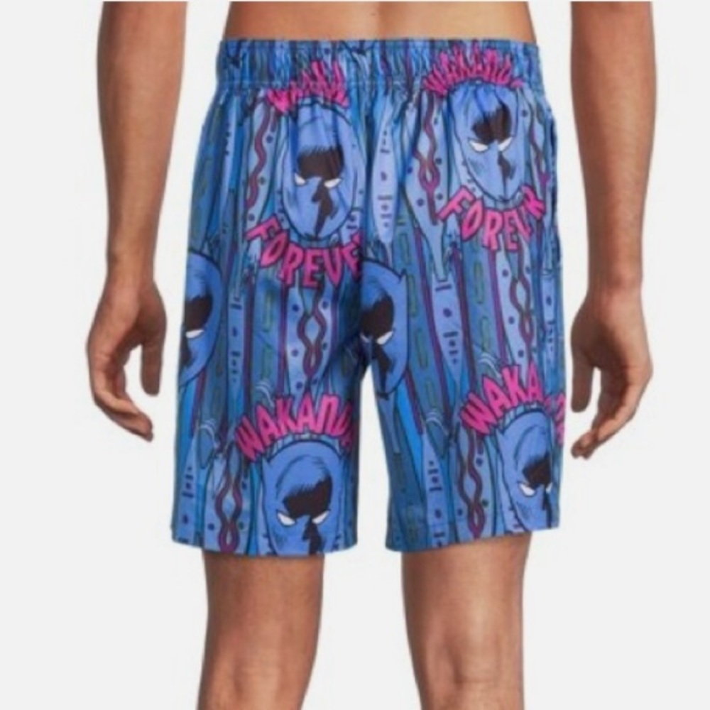 Marvel Black Panther Wakanda Forever Board Shorts 3XL - Picture 6 of 8
